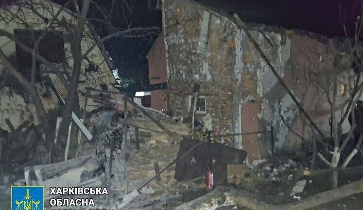 Вночі окупанти вдарили по Харківщині дронами та КАБами. ФОТО