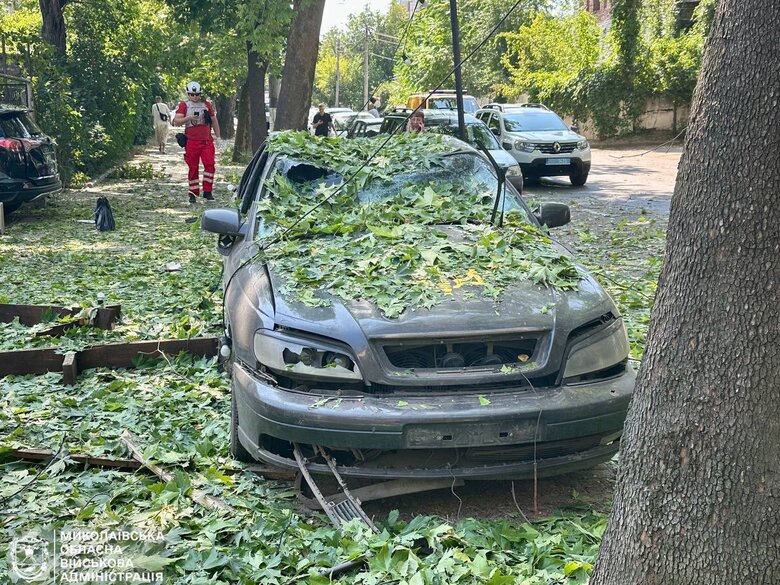 Миколаїв після обстрілу