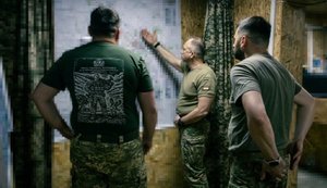 Сырский посетил самые горячие направления в Запорожской области