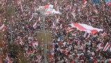 В центре Минска на протесты вышли более 100 тысяч человек