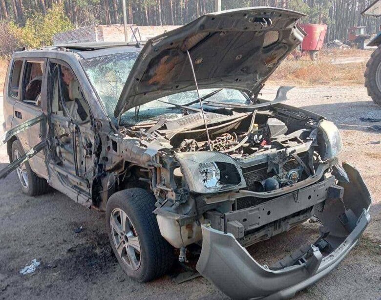 Росіяни атакували авто фермера на Чернігівщині