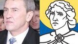 Черновецкий разместил портрет себя любимого на новом гербе Киева. ФОТО.
