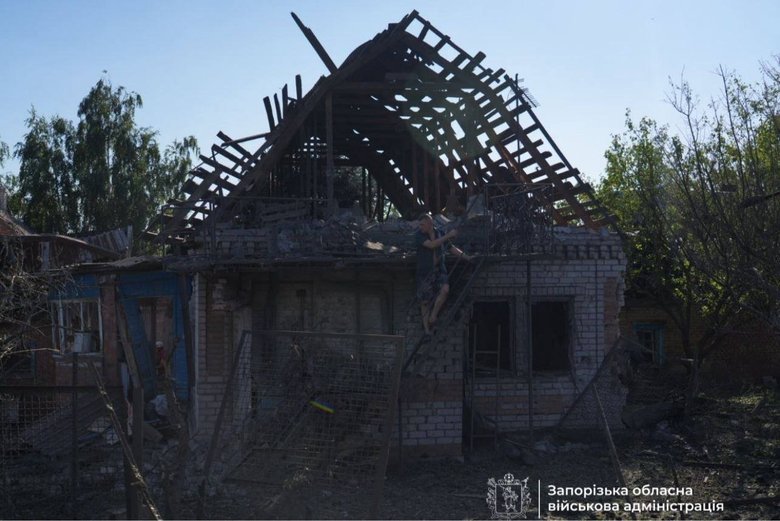 атака на Запорожье