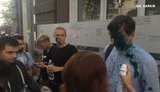 Радикали намагалися зірвати лекцію, яка проводилася в межах KharkivPride: екснардепа Донія облили зеленкою. ФОТОрепортаж