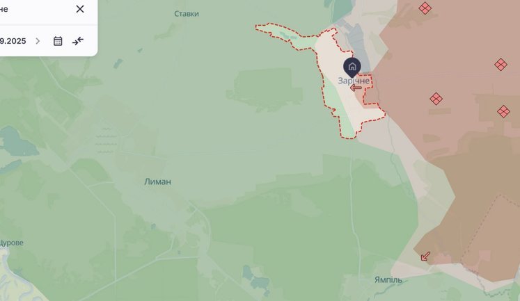 Russian troops do not control Zarichne in Donetsk region - 63rd SMB