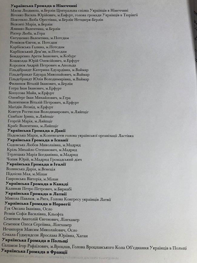 Закордонні українці закликали Зеленського припинити політичне переслідування Порошенка, Федини та Вятровича 03