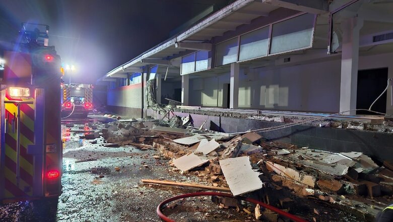 Drone attack on Lviv: three hits in industrial warehouses 02