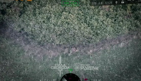 Fighters of the 4th battalion of the National Guard Brigade eliminate occupiers in one of the directions