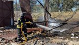 Occupiers struck agricultural enterprise in Chernihiv region with ’Banderol’ missiles: 200 tonnes of rapeseed destroyed. PHOTOS