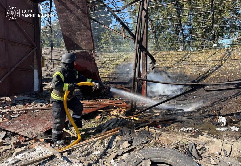 РФ вдарила по агропідприємству на Чернігівщині
