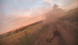 Троє рашистів на квадроциклі наїхали на міну, після чого двоє тягнули пораненого поплічника назад до причепа. ВIДЕО