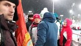 "Ось так росіян утискають. Не дають змоги нормально повболівати": громадян РФ видворили зі стадіону в Пхьончхані через прапор із Леніним. ФОТОрепортаж