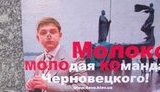 Киев завесили плакатами Довгого с пятачком вместо носа. ФОТО