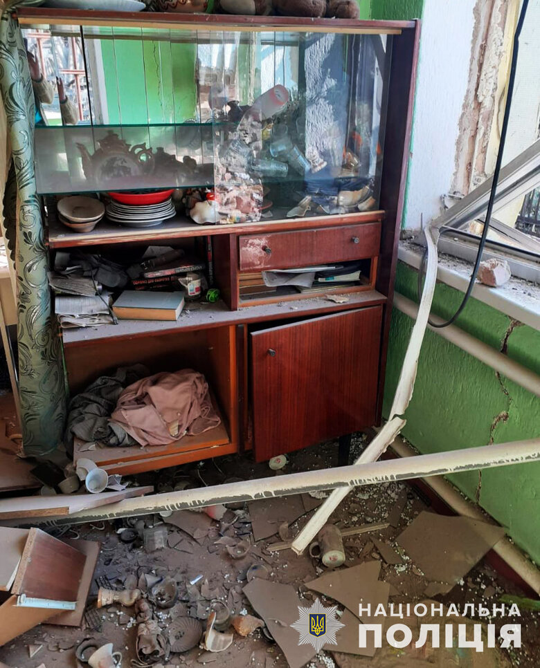 Consequences of enemy shelling of Zaporizhzhia region 07