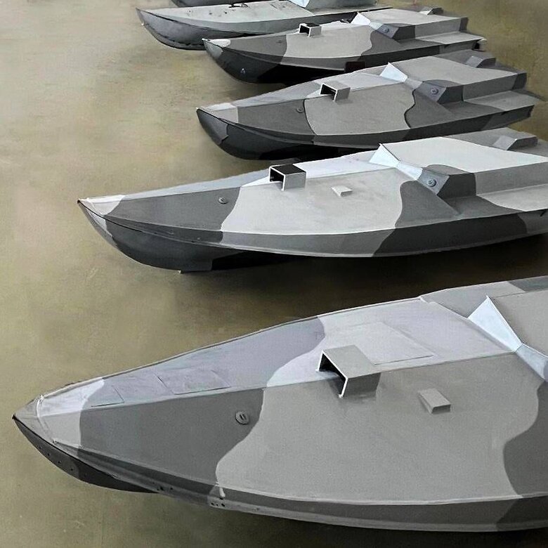 Кадры работы морских дронов СБУ SeaBaby 01