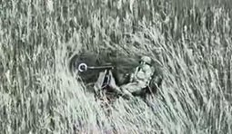 Окупант намагався втекти на мотоциклі та заплутався у оптоволоконних кабелях