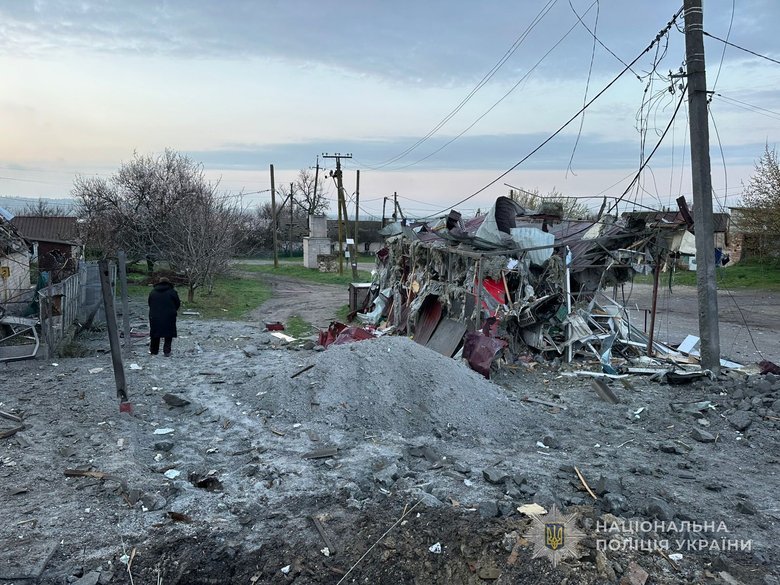 Consequences of Russian attacks in Zaporizhzhia