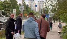 У Єрмака кинули яйцями