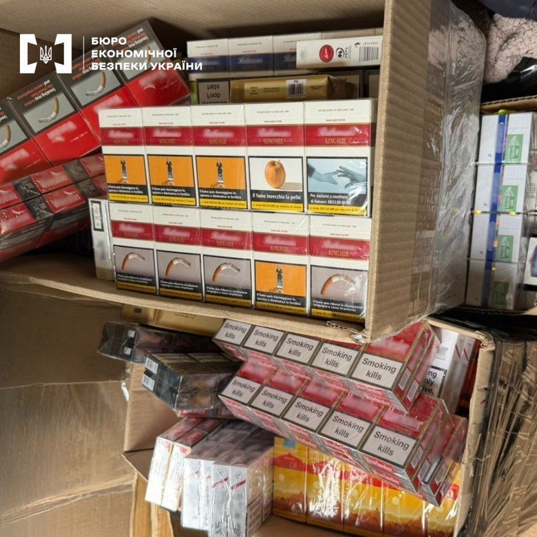 БЕБ на Київщині вилучило понад 37 тисяч пачок контрафактних сигарет