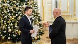 Zelenskyi receives credentials from ambassadors of Greece and Canada. PHOTO