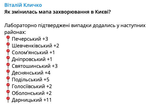 Найактивніше COVID-19 поширюється у Дарницькому та Деснянському районах столиці, - Кличко 05