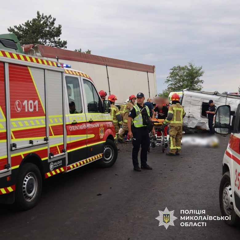 Road accident in the Mykolaiv region