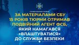 15 лет тюрьмы получил двойной агент ФСБ