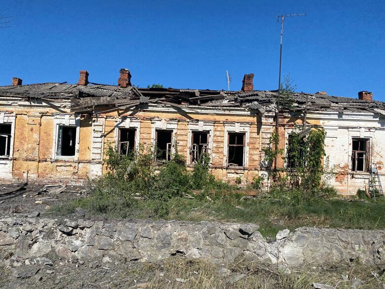 Наслідки обстрілу с. Білий Колодязь