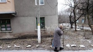 Forlorn Ukraine city: Death comes calling from the skies