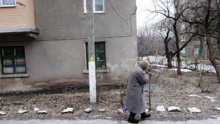 Forlorn Ukraine city: Death comes calling from the skies