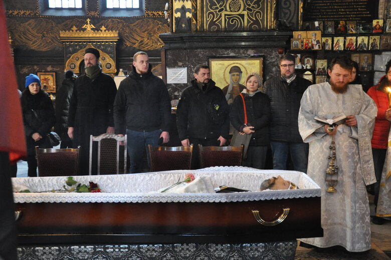 Із колишнім речником Правого сектору Артемом Скоропадським попрощалися у Києві 04