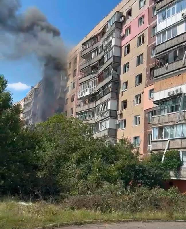 The strike on Kramatorsk on 31 July