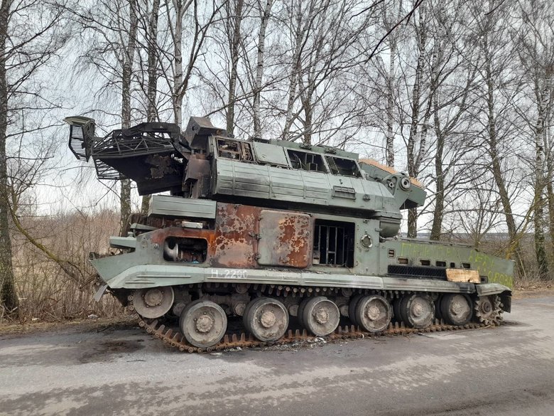 Ukrainian Armed Forces destroyed large amount of Russian occupants equipment in Chernihiv region 07