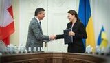 Юлія Свириденко та делегат Федеральної ради Швейцарії з питань України Жак Гербер