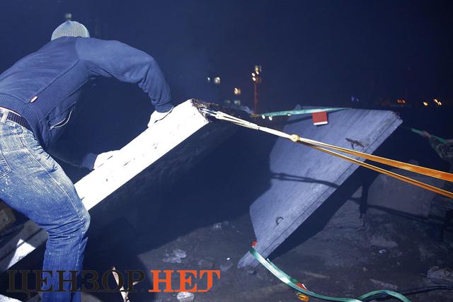 киев протест штурм стройка