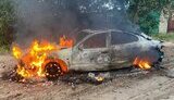 Сгорел автомобиль в Никопольском районе