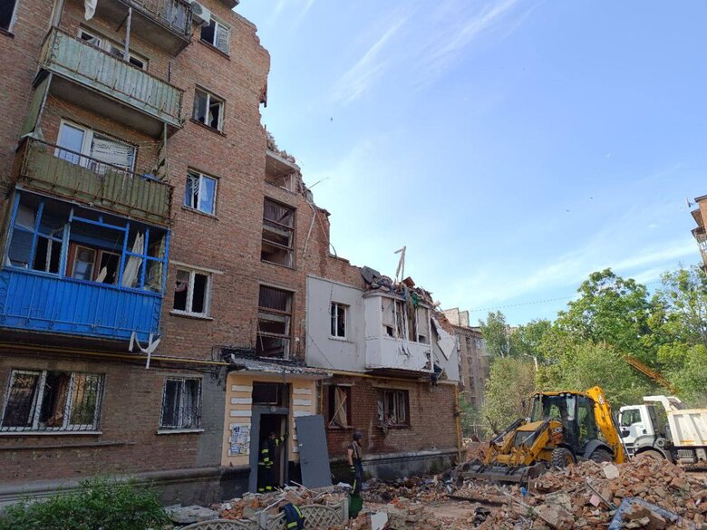 Наслідки обстрілу Харкова 31 травня