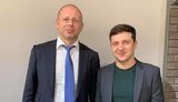 Зеленський зустрівся з почесним консулом Ізраїлю в Україні Вишняковим: "Була дуже конструктивна і плідна розмова". ФОТО
