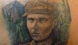Житель Черткова не пожалел своей спины ради Бандеры. ФОТО.