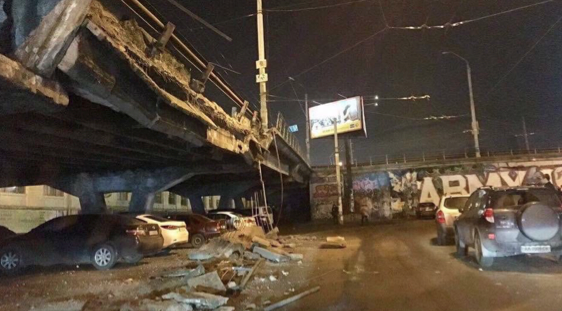 Кличко рассказал о состоянии обвалившегося моста на Шулявке 01