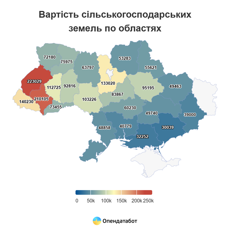 Скільки коштує гектар землі в Україні та де найдорожчі ділянки