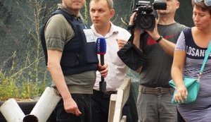 Чоловік російської пропагандистки Скабєєвої приїхав знімати ремонт моста в Станиці Луганській, - заступник голови ЛОВЦА Клименко. ФОТО