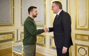 Володимир Зеленський та міністр підприємництва Данії Мортеном Бедскоу