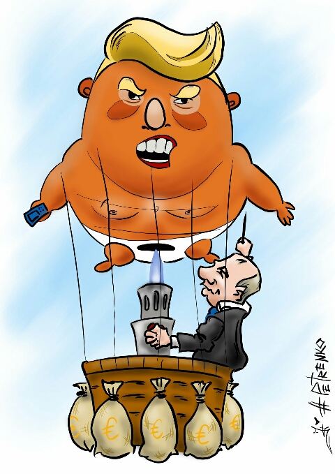 Не валяй дурака, Америка... Зустріч Трампа і Путіна у ФОТОжабах 08