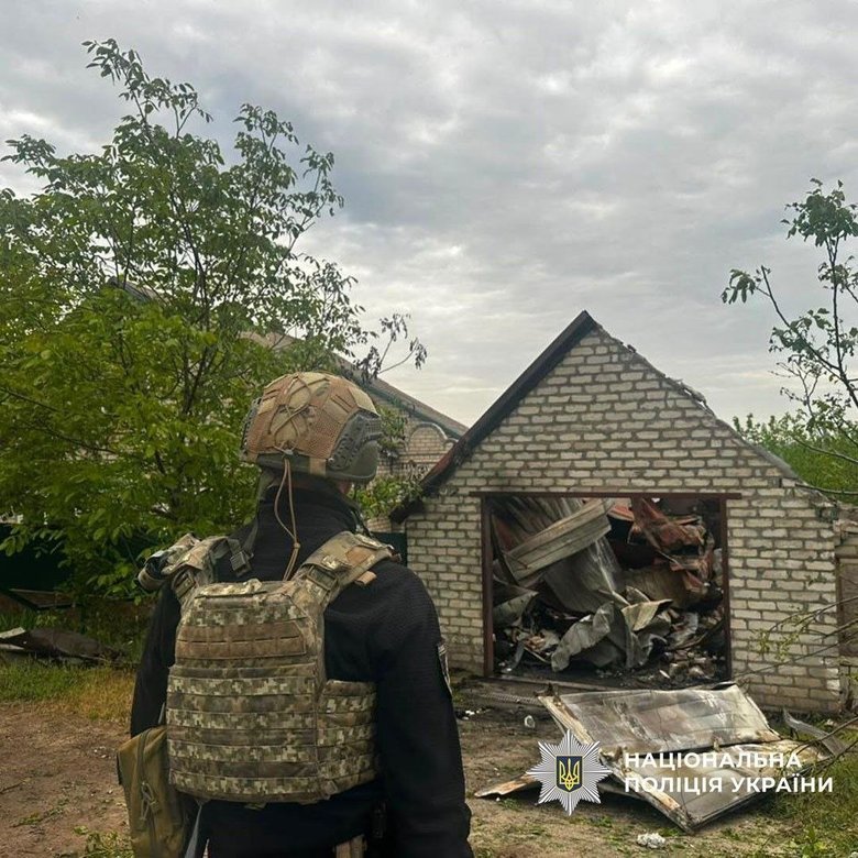 Shelling in Donetsk region on 17 May