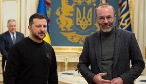 Зеленский и лидер Европейской народной партии Вебер обсудили ситуацию в Украине