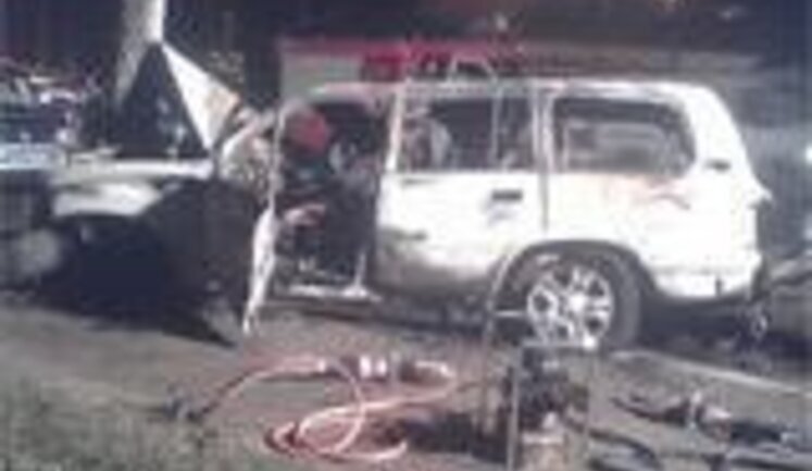 Сын Владимира Сивковича - депутата Партии регионов, взорвался и сгорел в ДТП на "Лексусе"