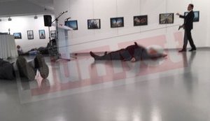 Attack on Russia’s ambassador in Ankara. VIDEO