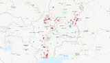 Разработана интерактивная карта заминированных территорий Донбасса, - Минобороны. КАРТА