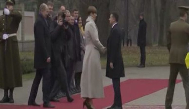 Розпочався офіційний візит Зеленського до Естонії. ВIДЕО
